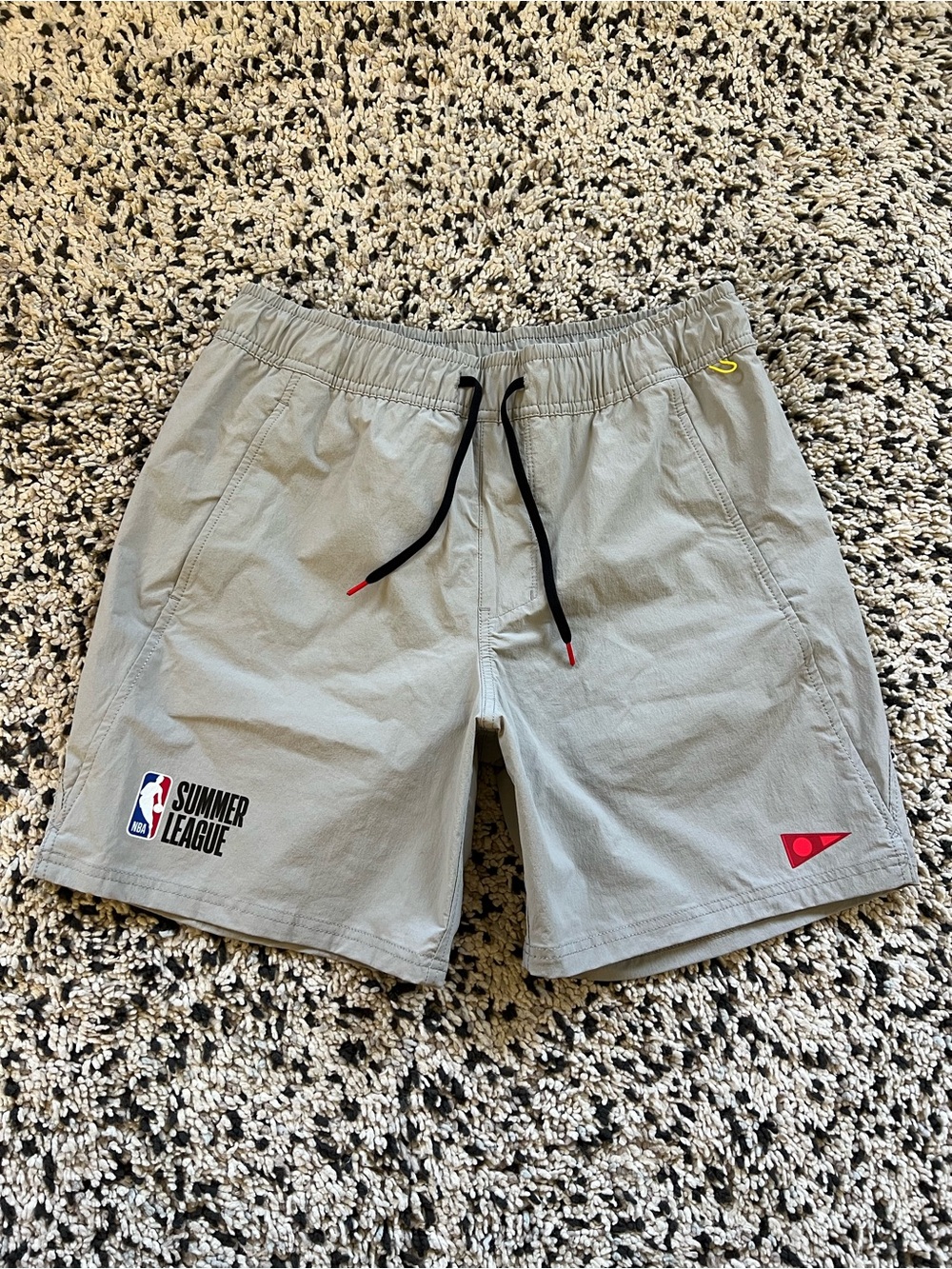 Florence Marine X Cordura Shorts NBA Summer League Logo Grey Men’s Size Small
